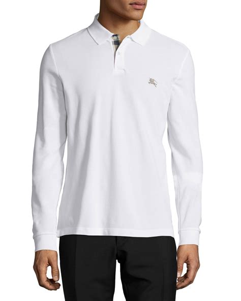 white burberry polo shirt|burberry polo shirt men price.